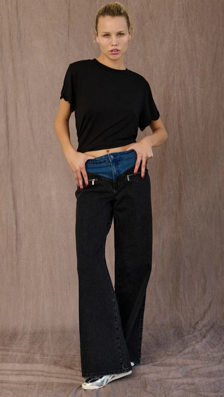 TT STUDIOS Ava Jean in Doyers St Wide Leg Size 25